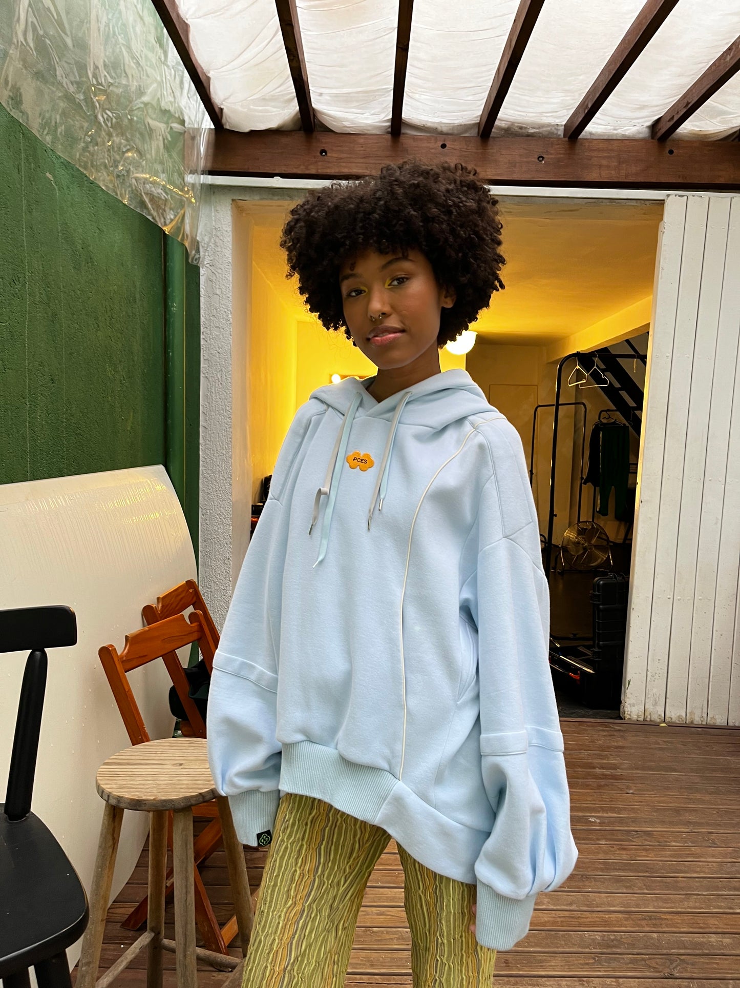 02 Zero Waste Hoodie Blue