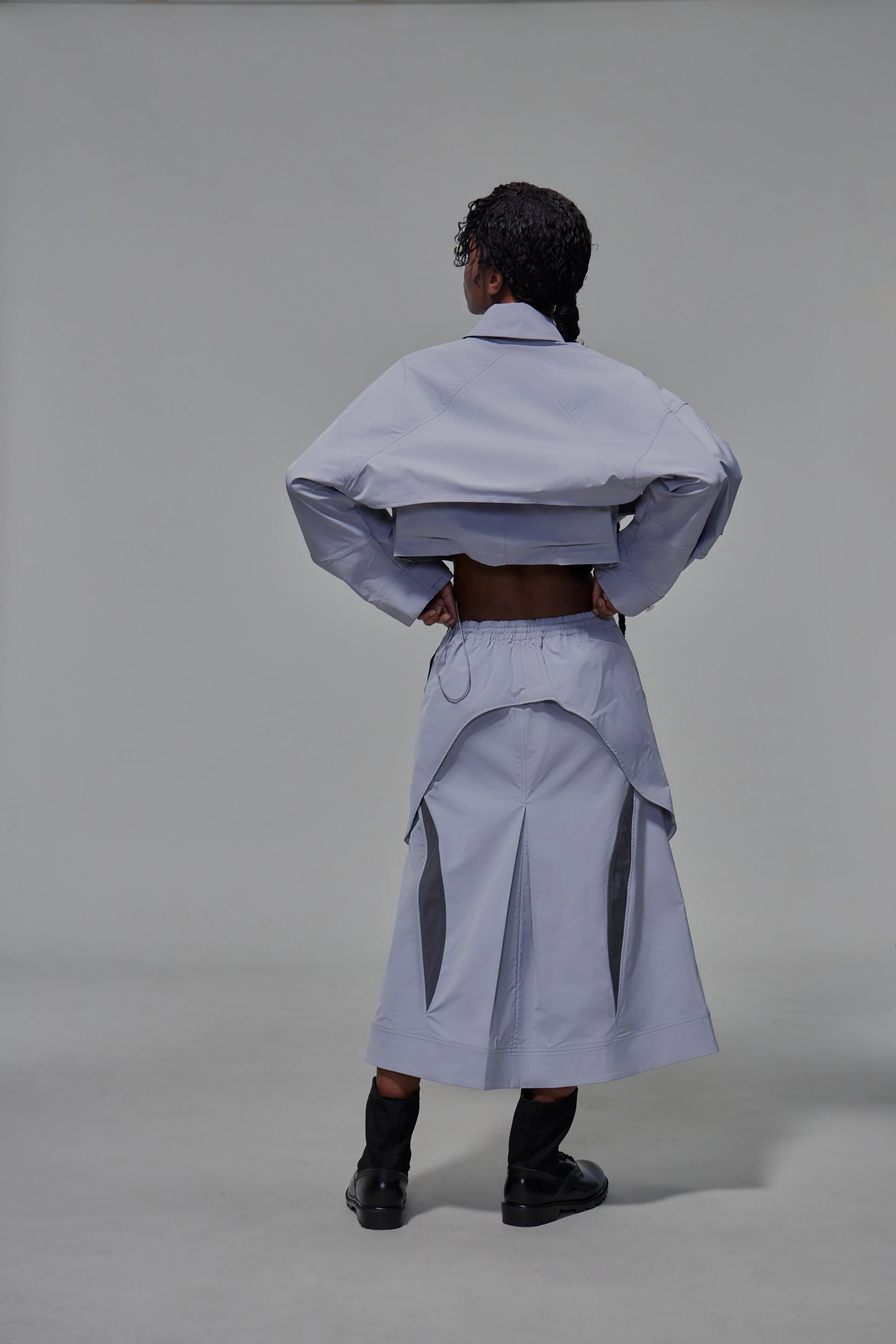 03 Oversized Multi-way Field Jacket Grey