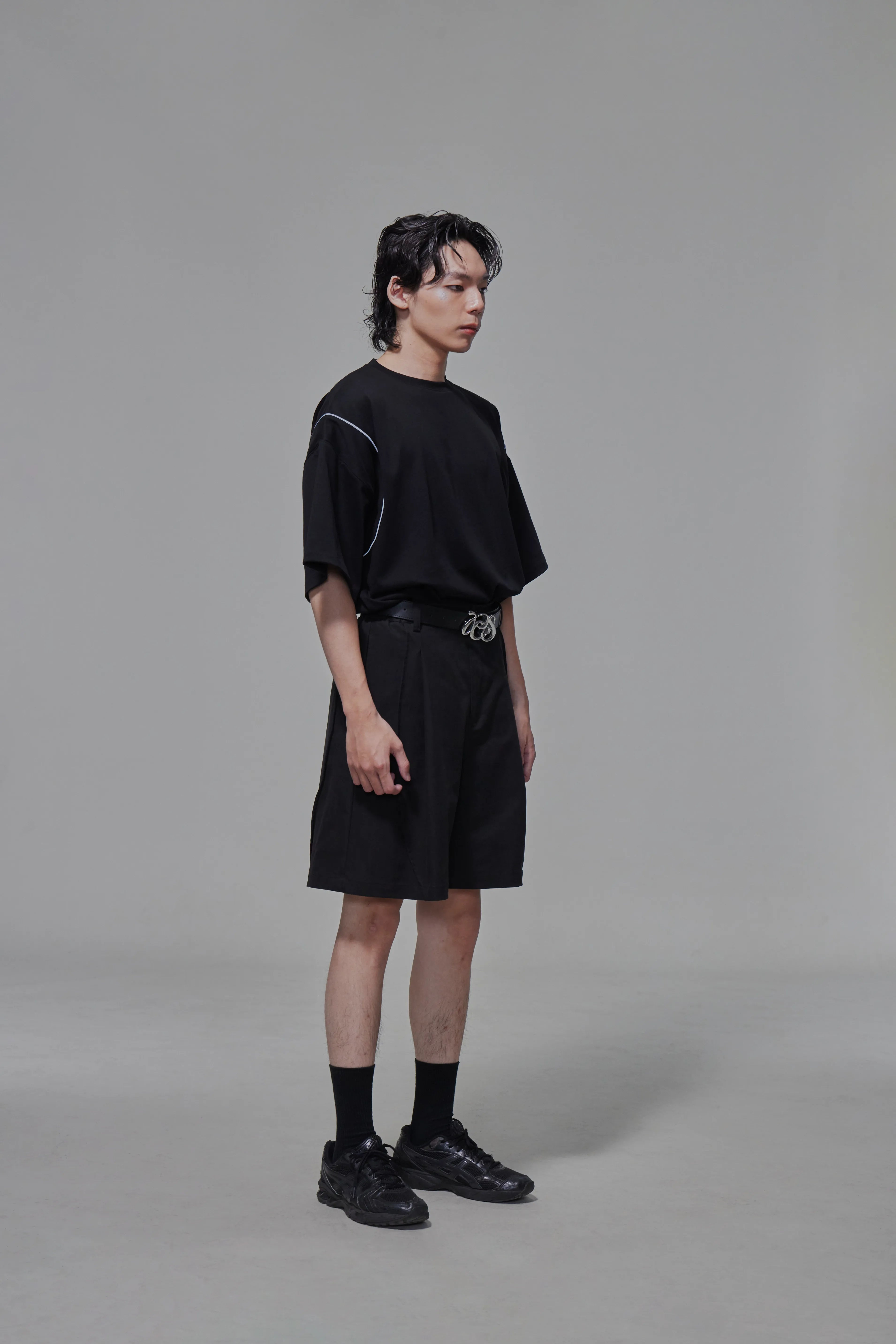 03 Wide-legged Scoop Shorts