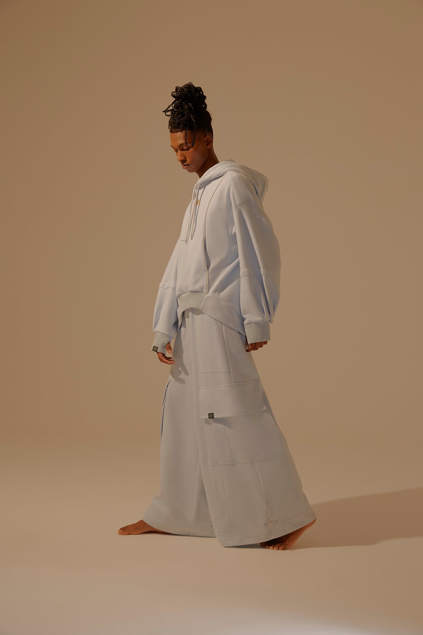 02 Zero Waste Hoodie Blue