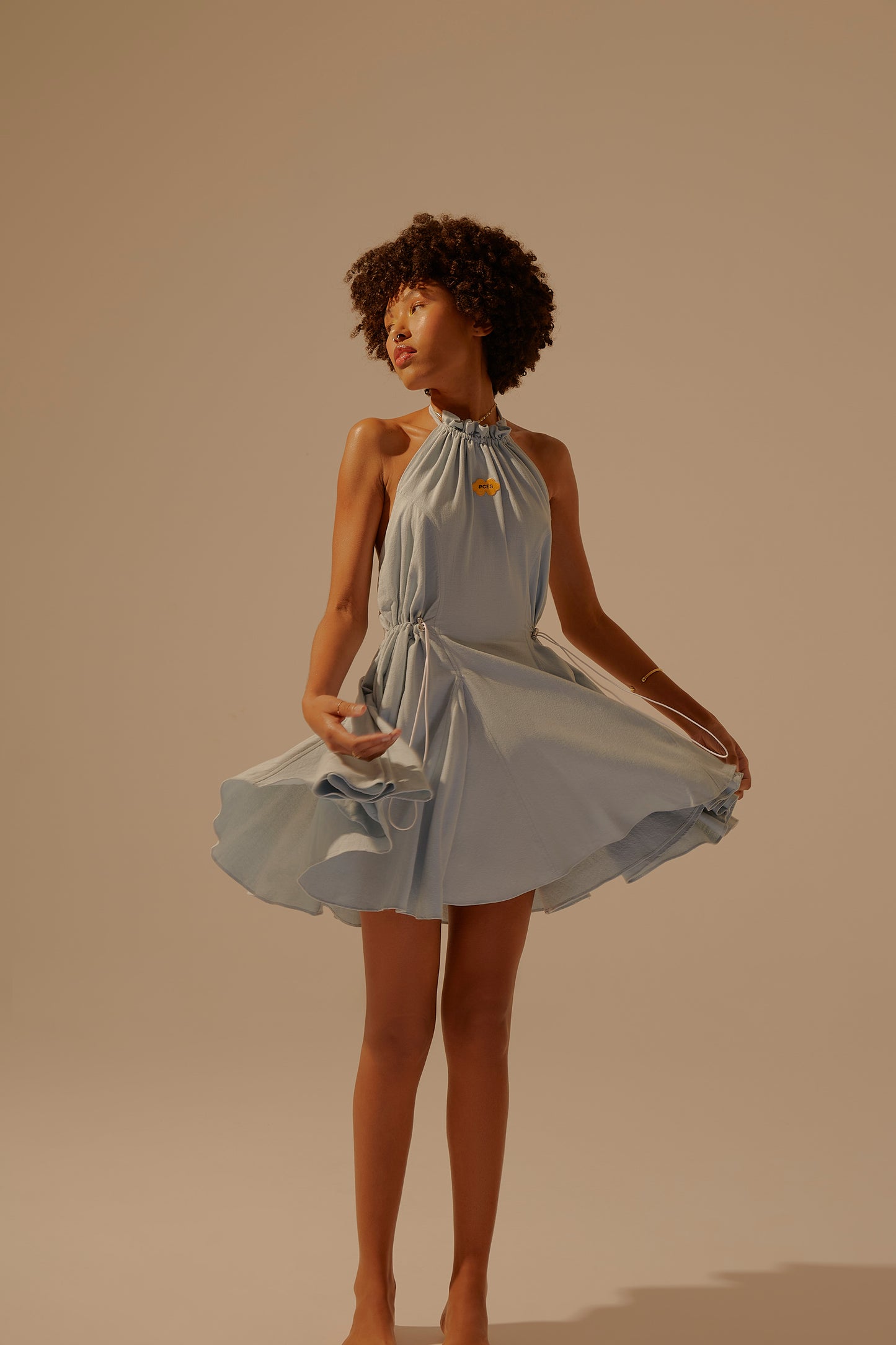 02 Delight Ｍini Dress Blue