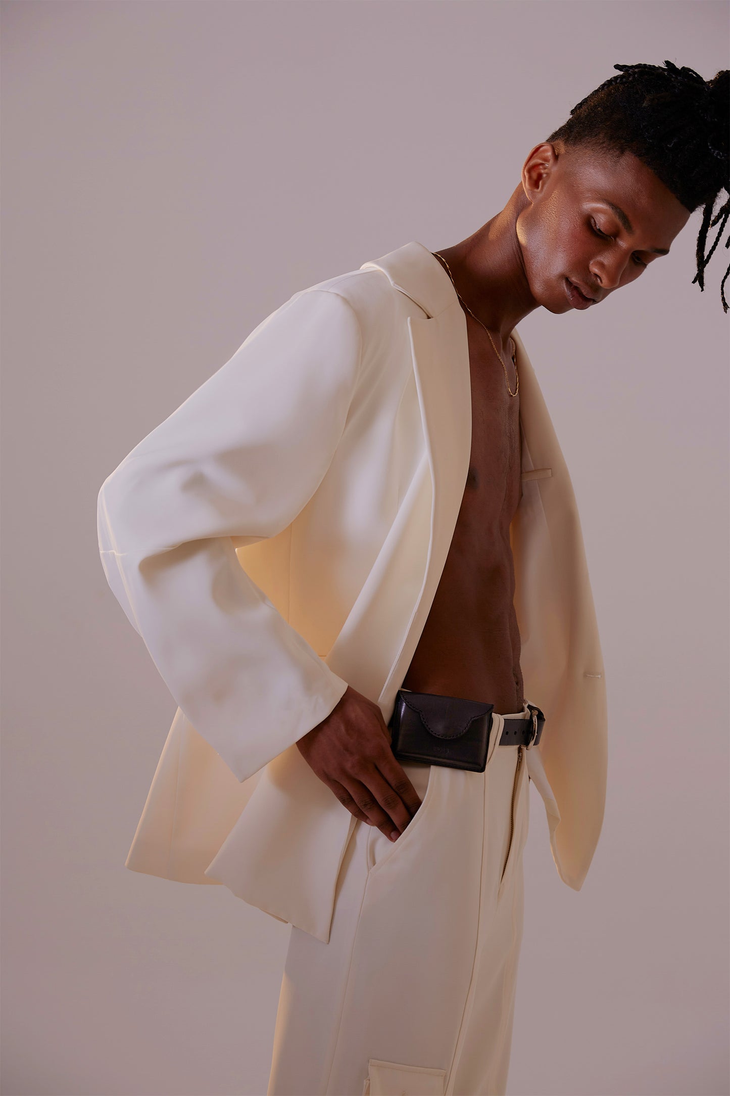 02 Oversized Blazer Off White