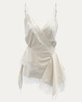 05 Asymmetric Handkerchief Cami Beige
