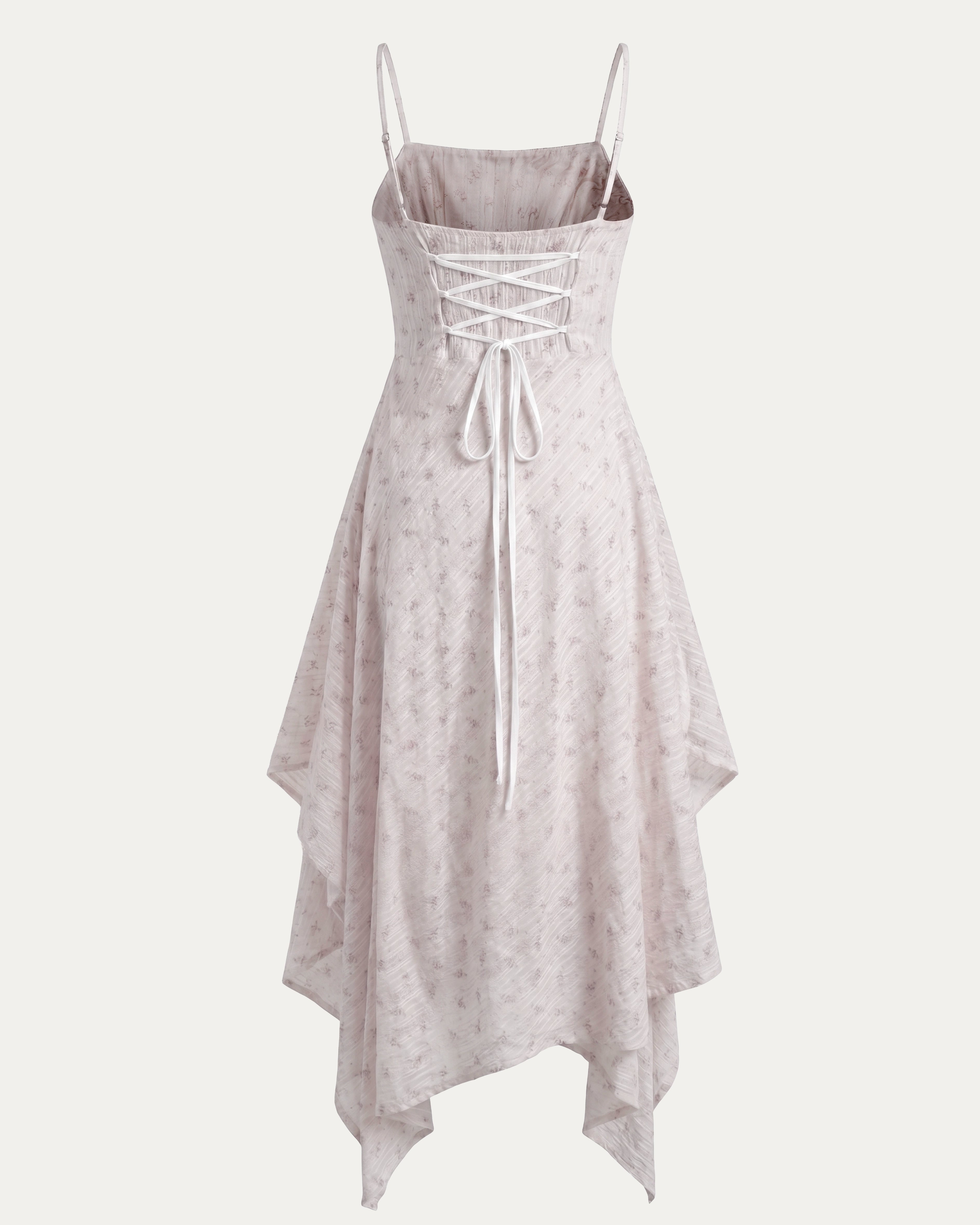 05 Cowl Neck Handkerchief Dress