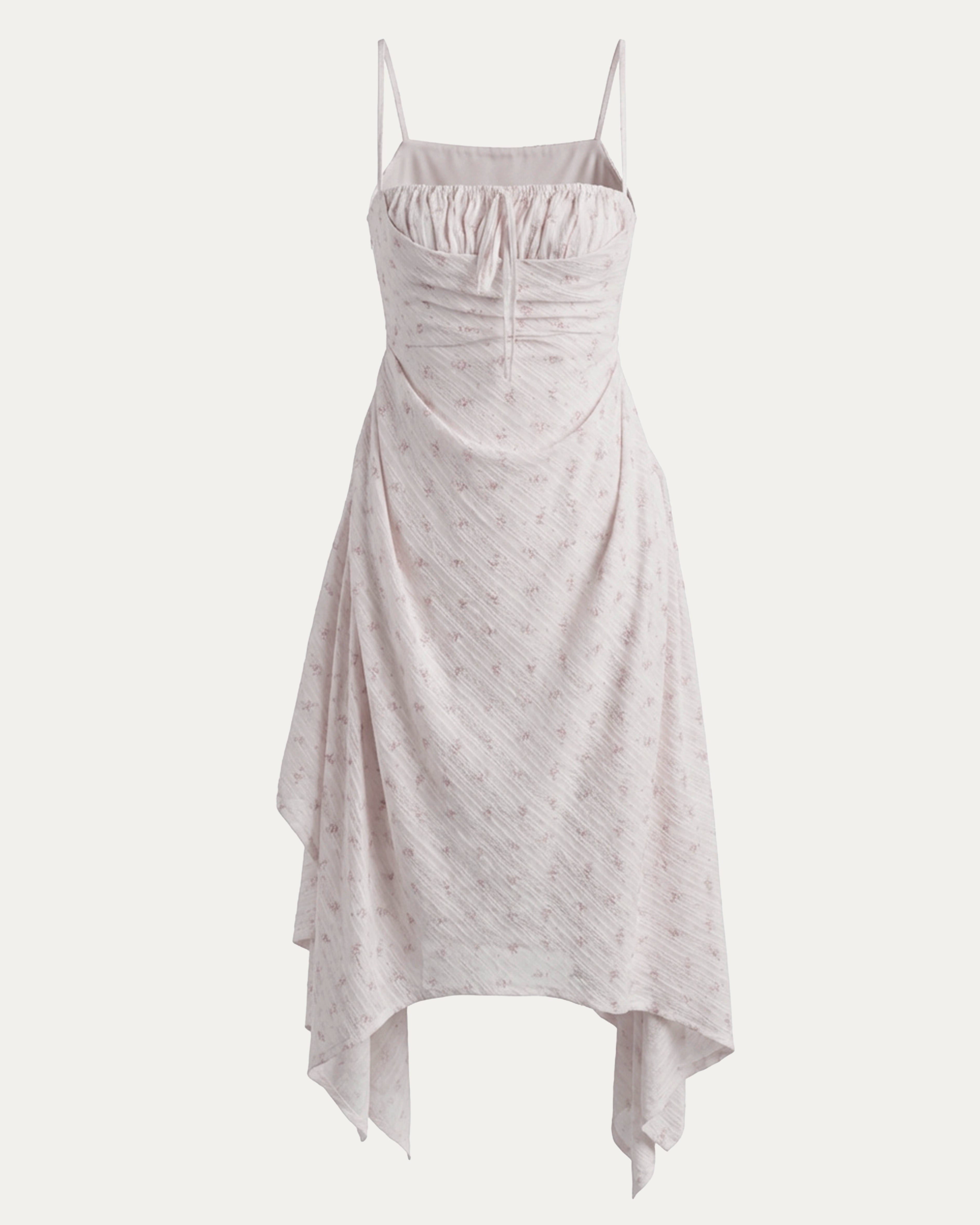 05 Cowl Neck Handkerchief Dress