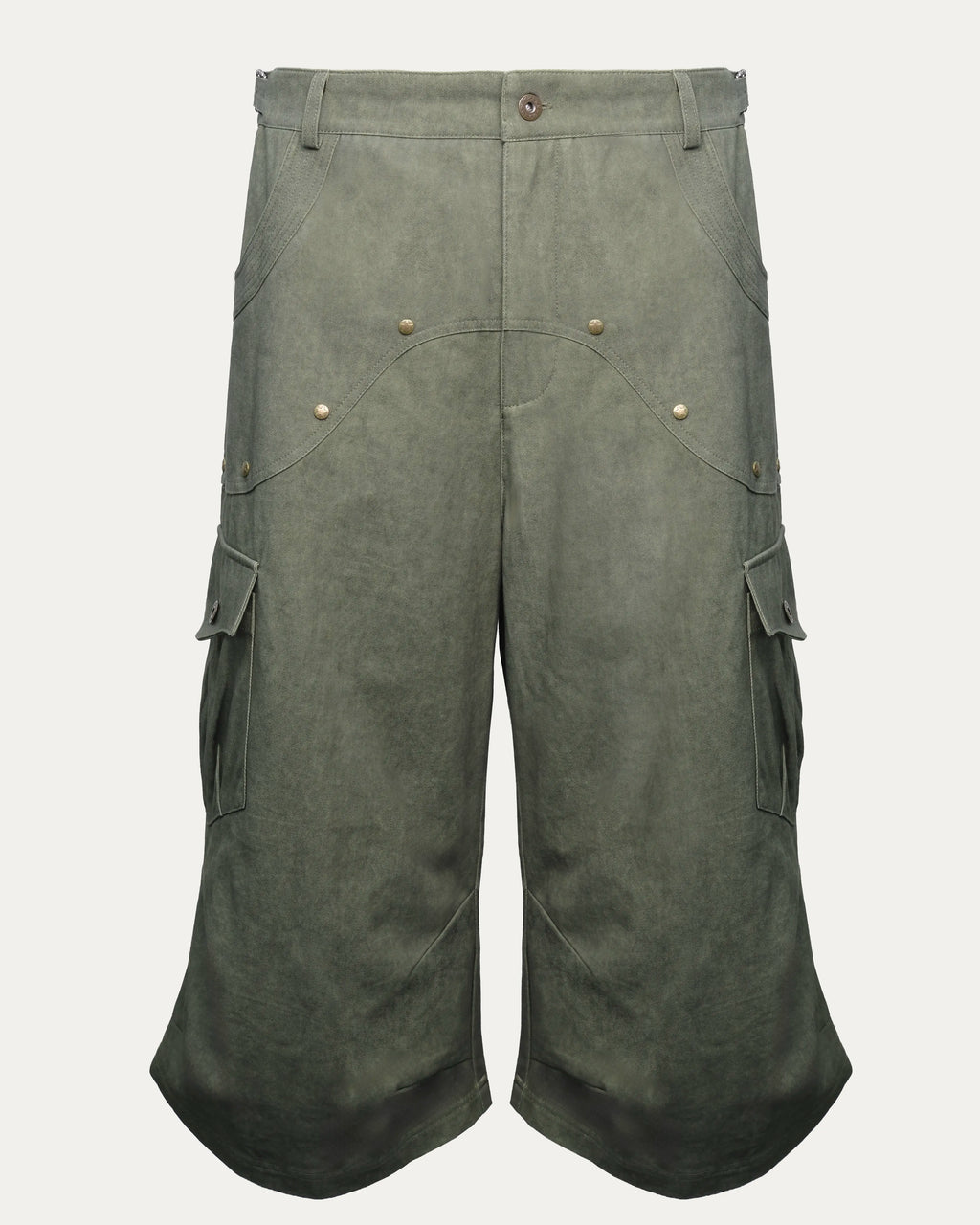 05 Ladderlock Cargo Culottes Green