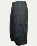 05 Ladderlock Cargo Culottes Dark Grey