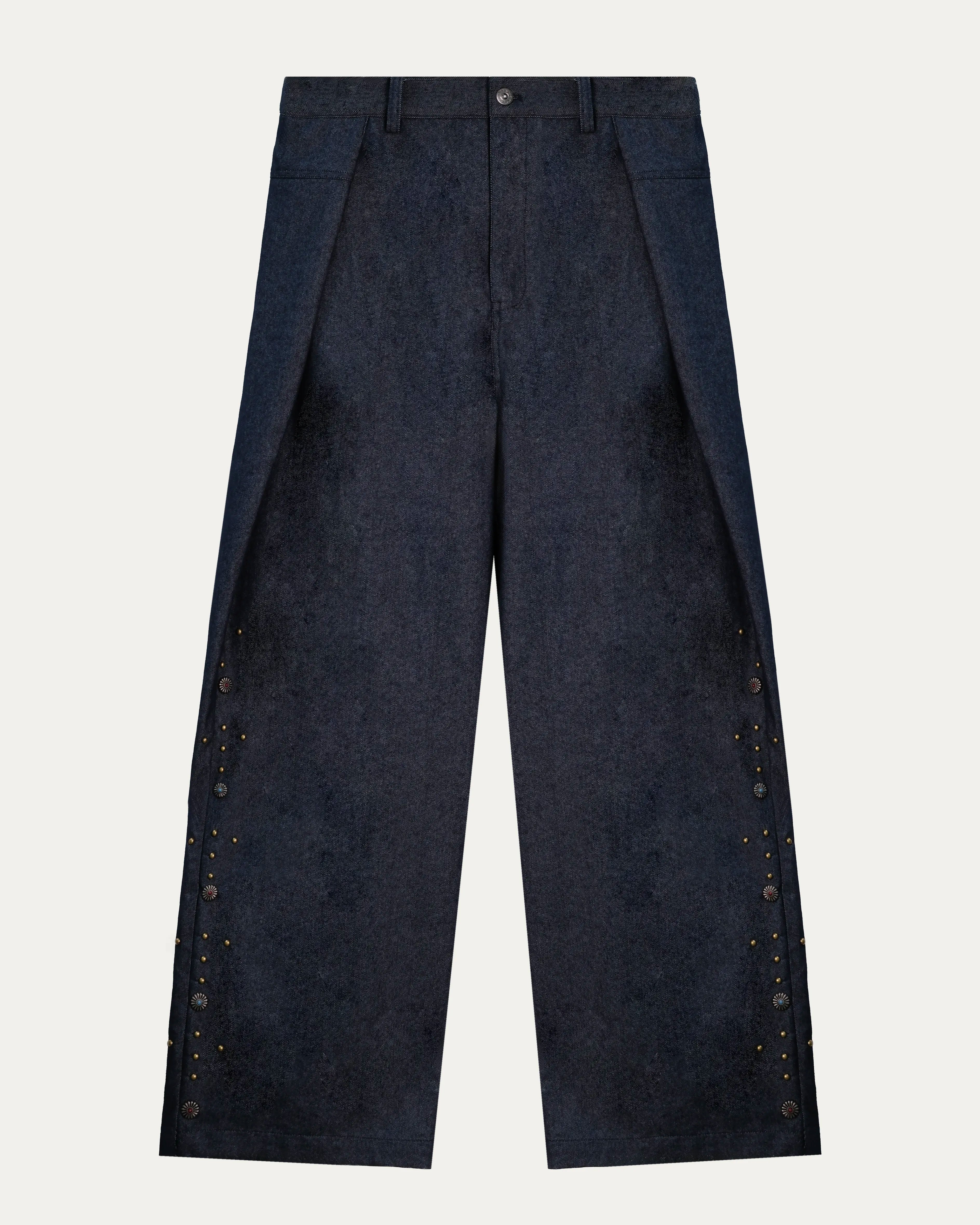 05 Studded Pintuck Cocoon Pants