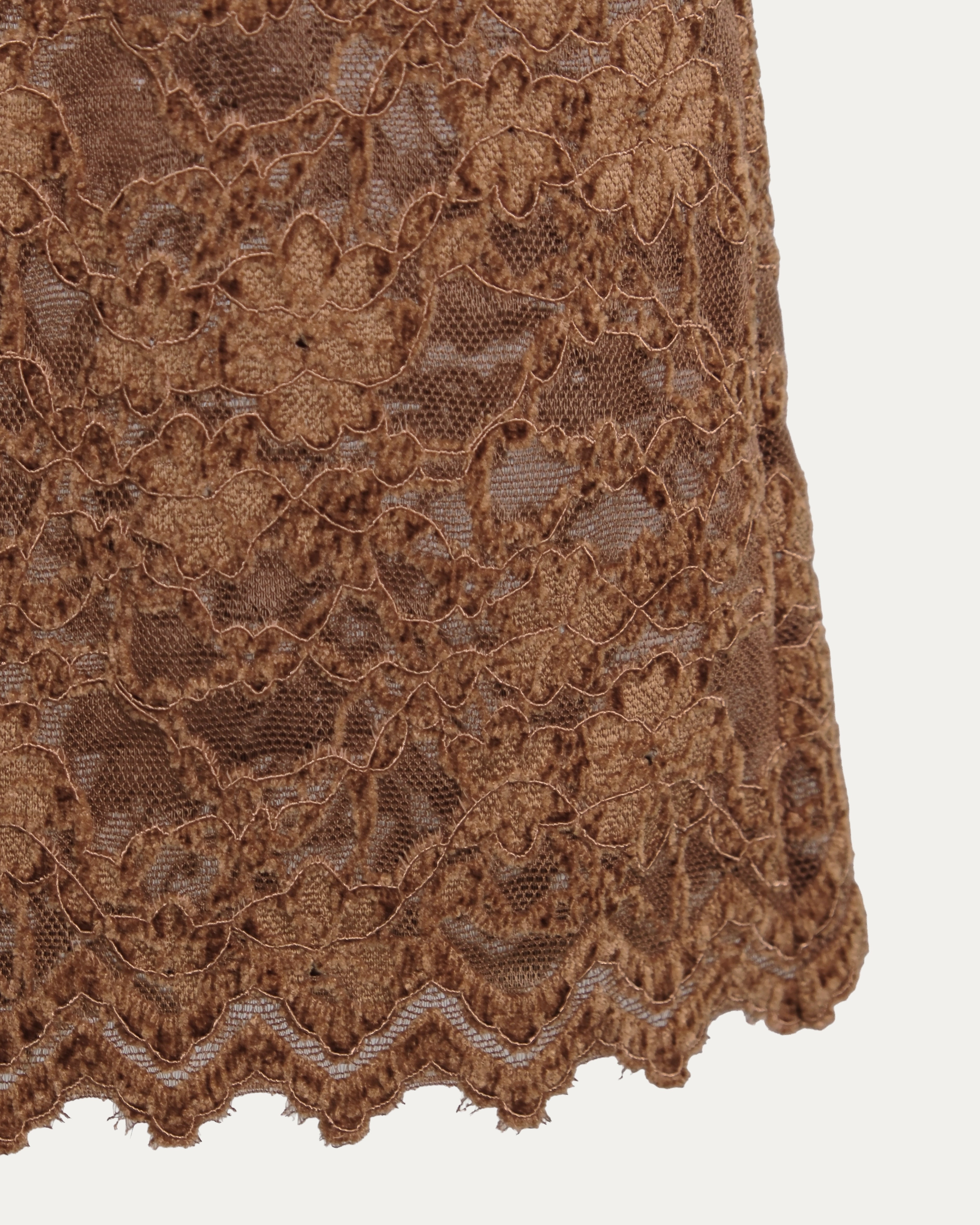 05 Velvet Lace Maxi Skirt