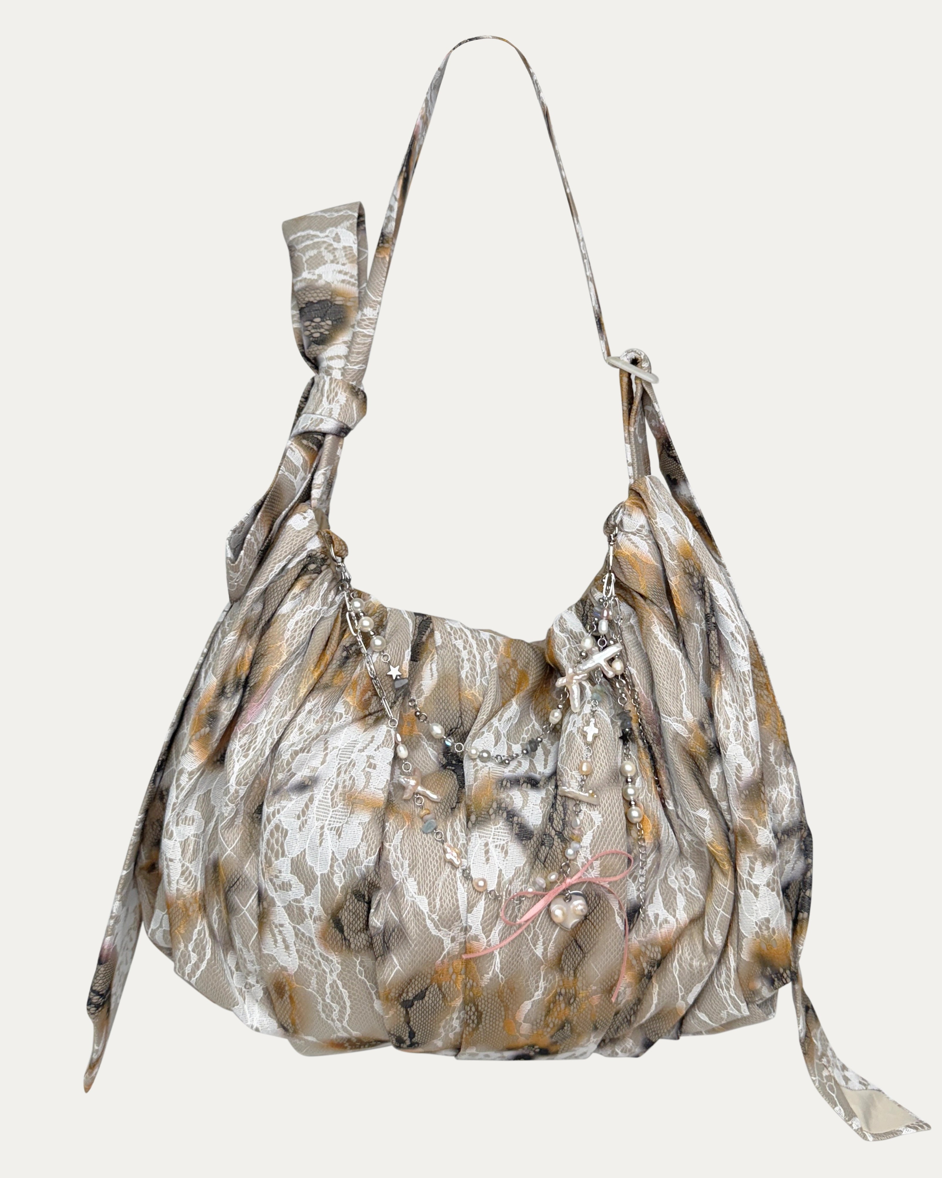 04 Necktie Lace Bag White