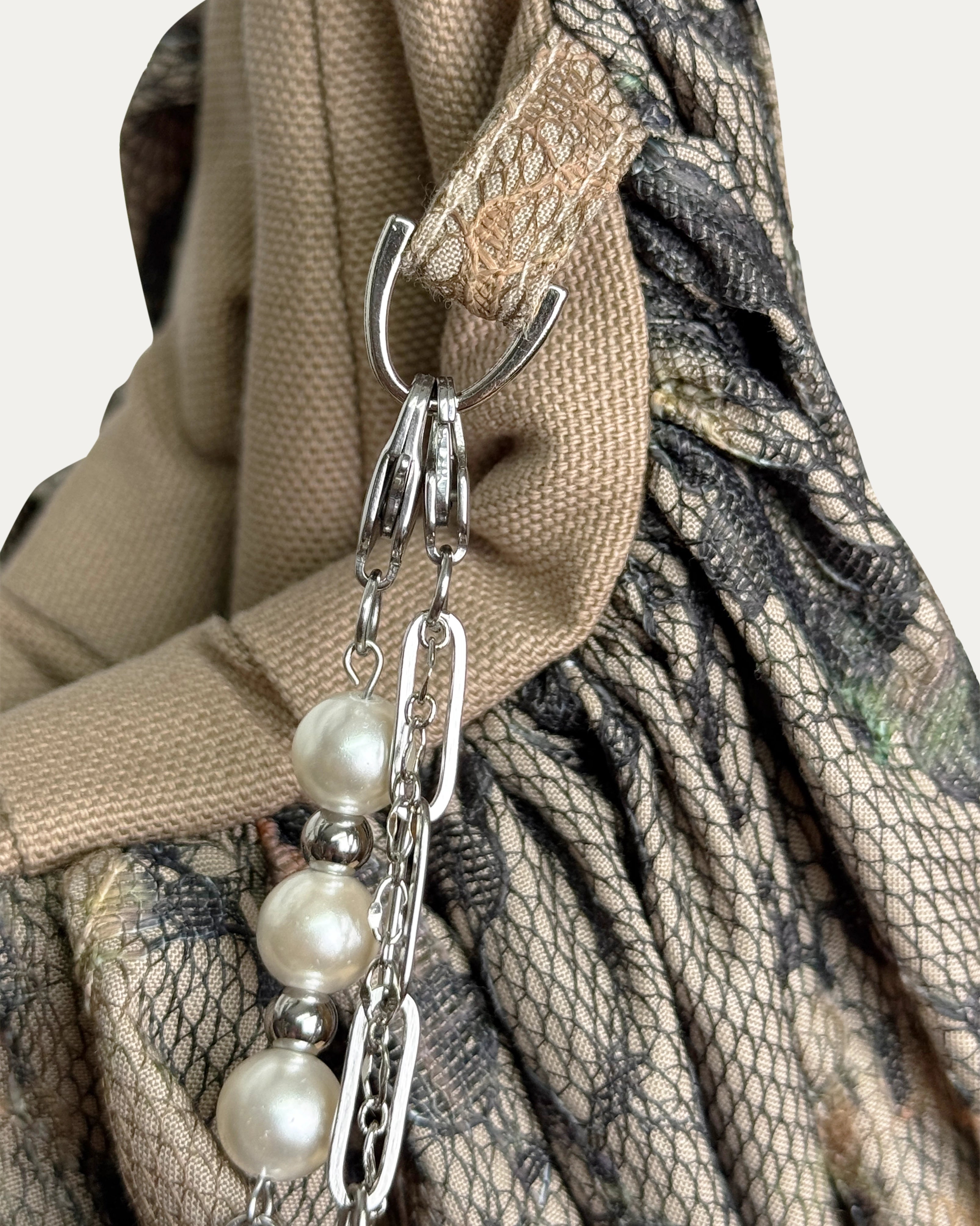 04 Necktie Lace Bag Black