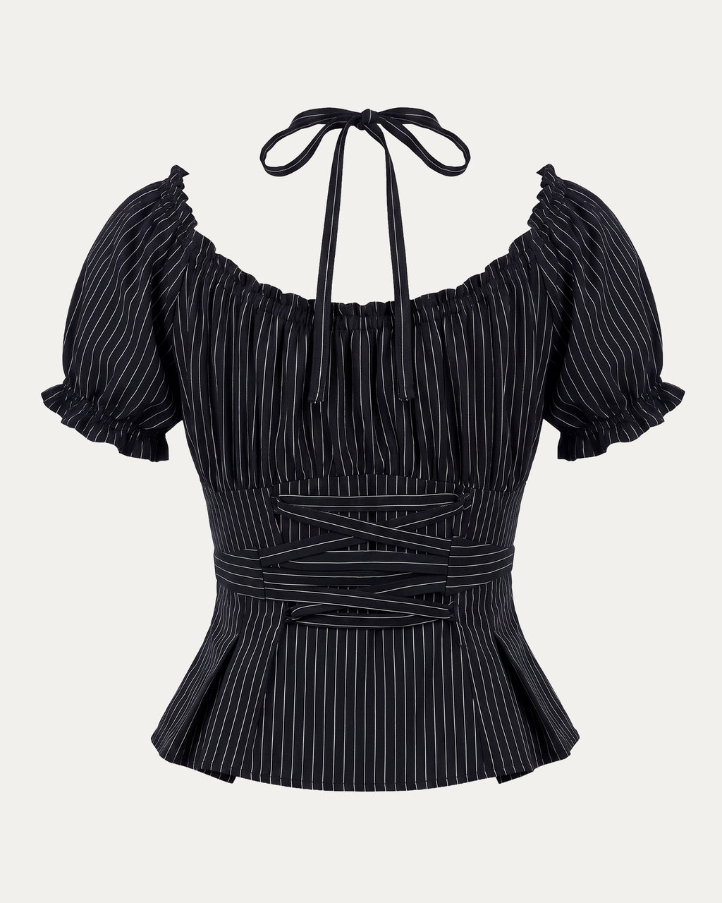 05 Fan-laced Ruffle Top