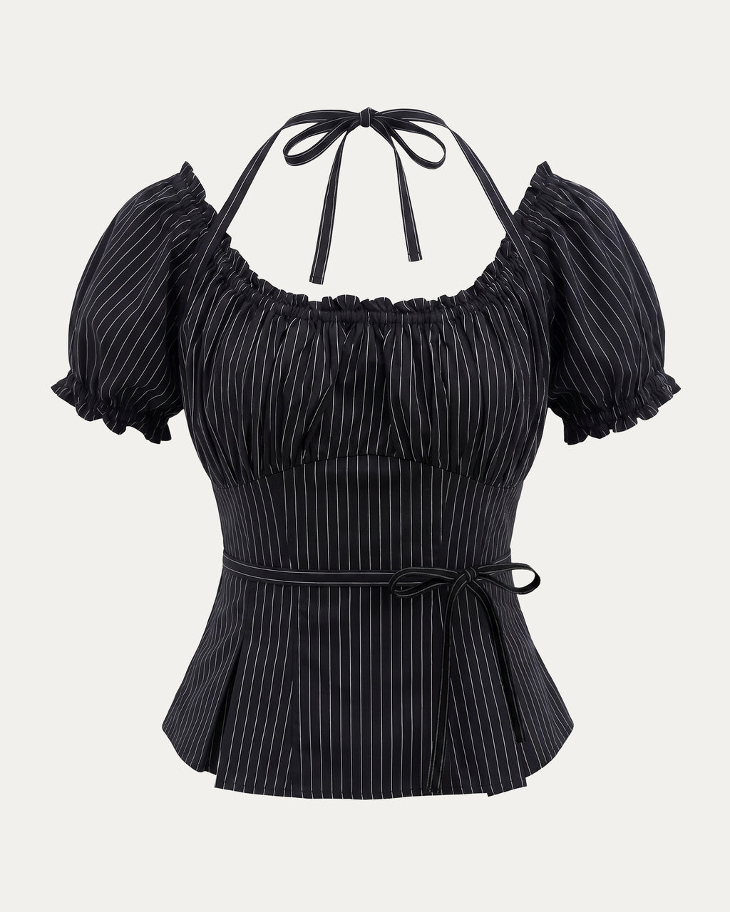 05 Fan-laced Ruffle Top