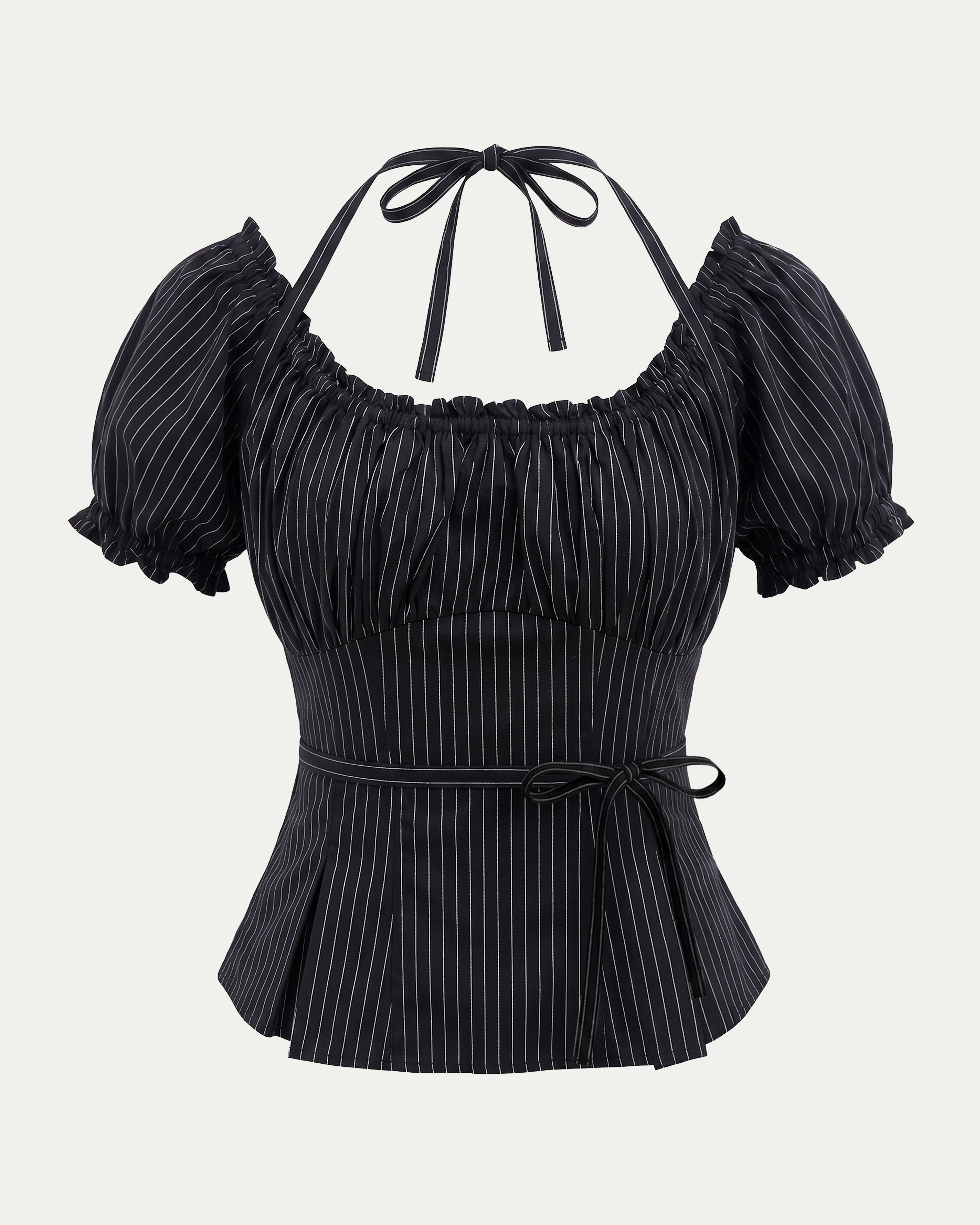 05 Fan-laced Ruffle Top