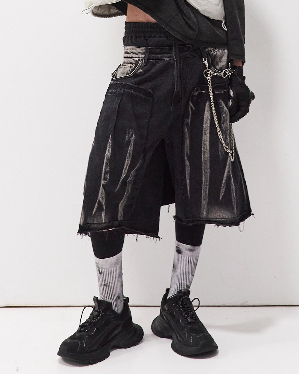 04 Layered Lace Jorts