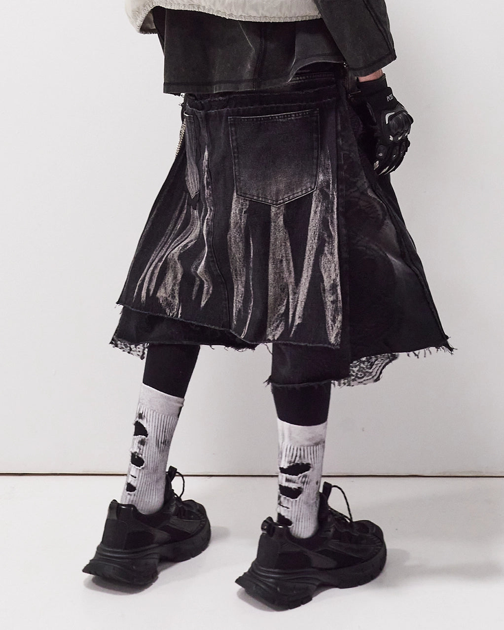 04 Layered Lace Jorts