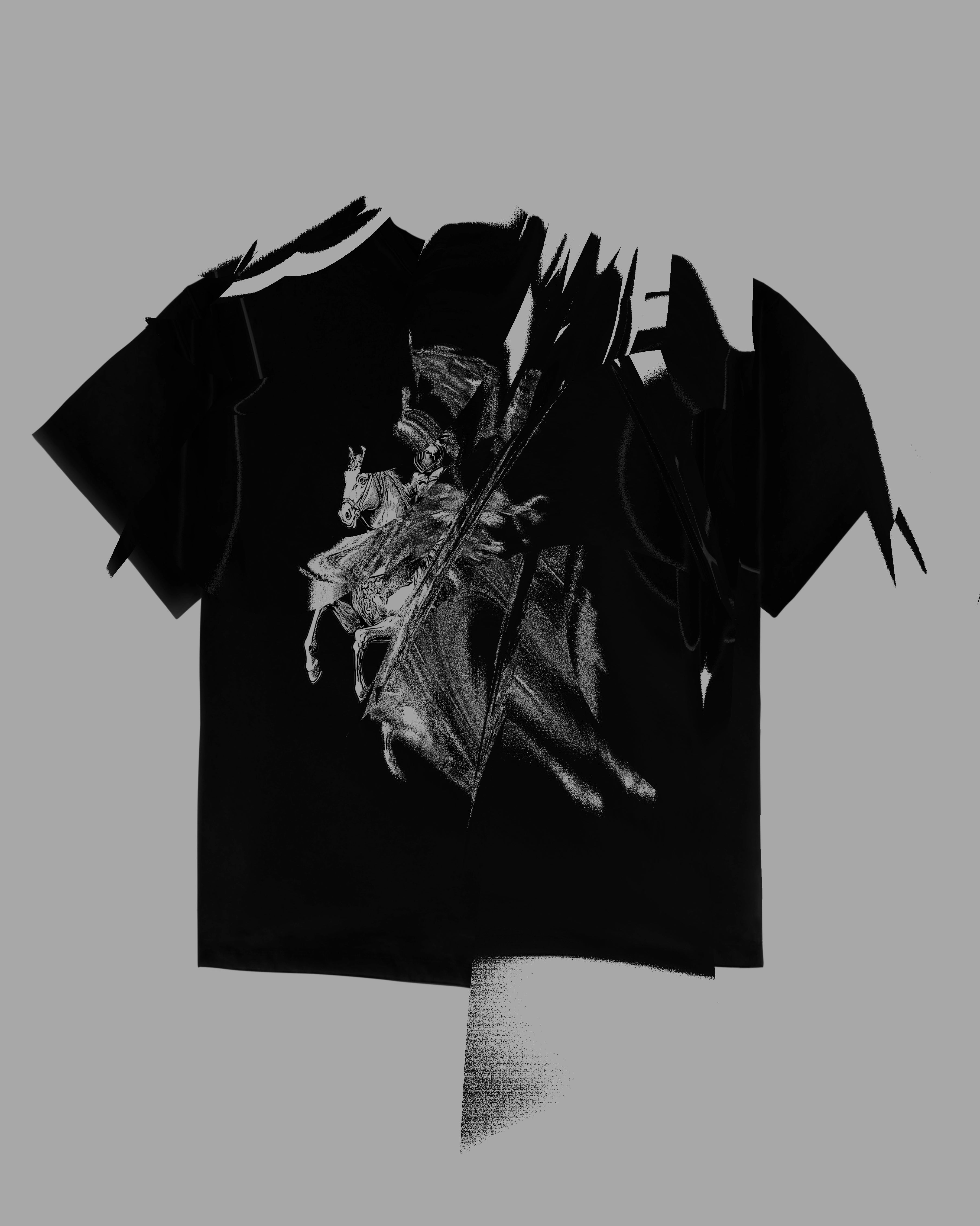 04 Knight Zero Waste Patch Tee Black