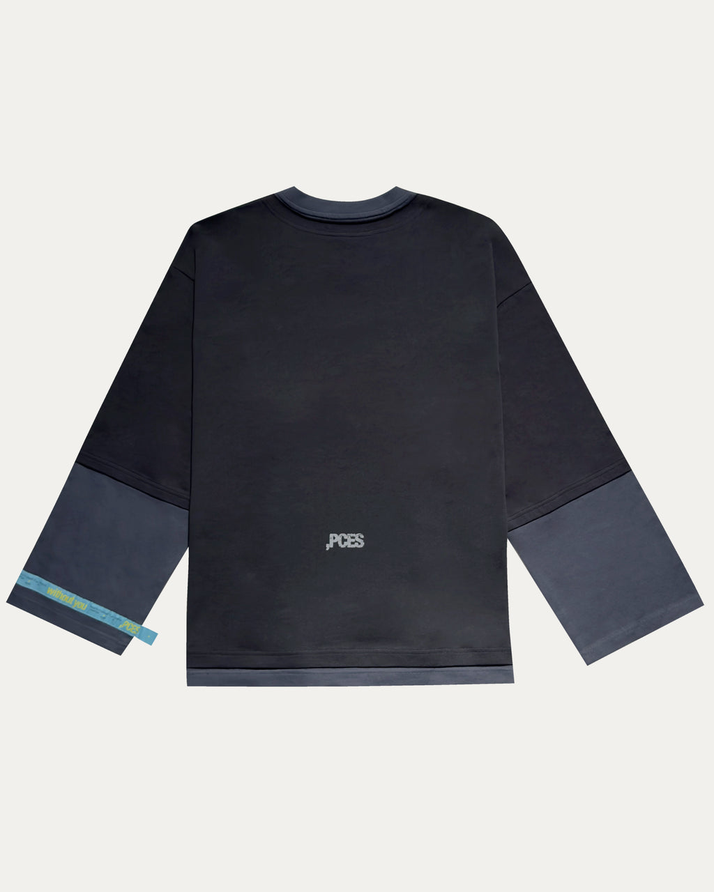 05 デュオトーン 長袖Tシャツ グレー
