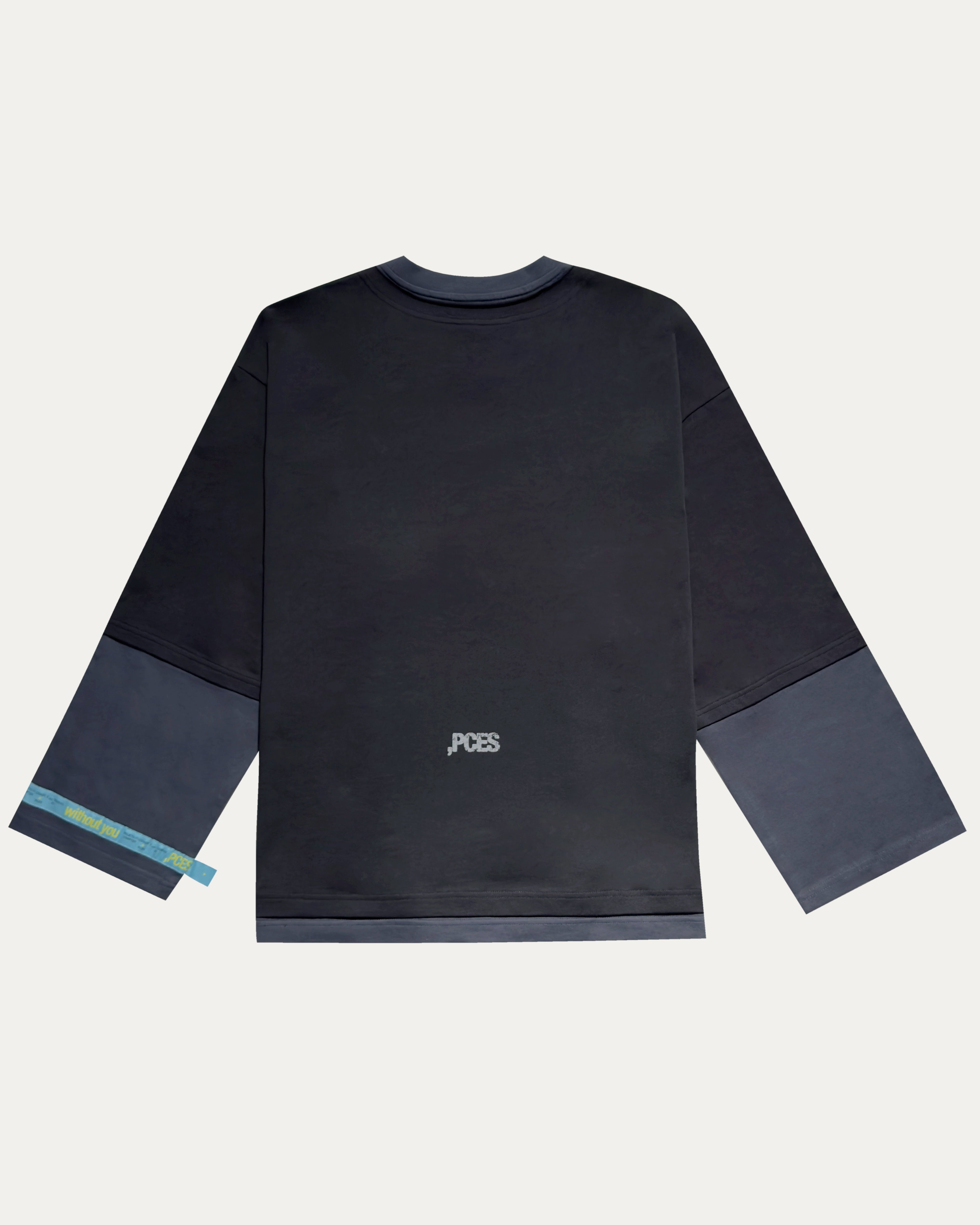05 Duo-Tone Long-Sleeve T-shirt Grey