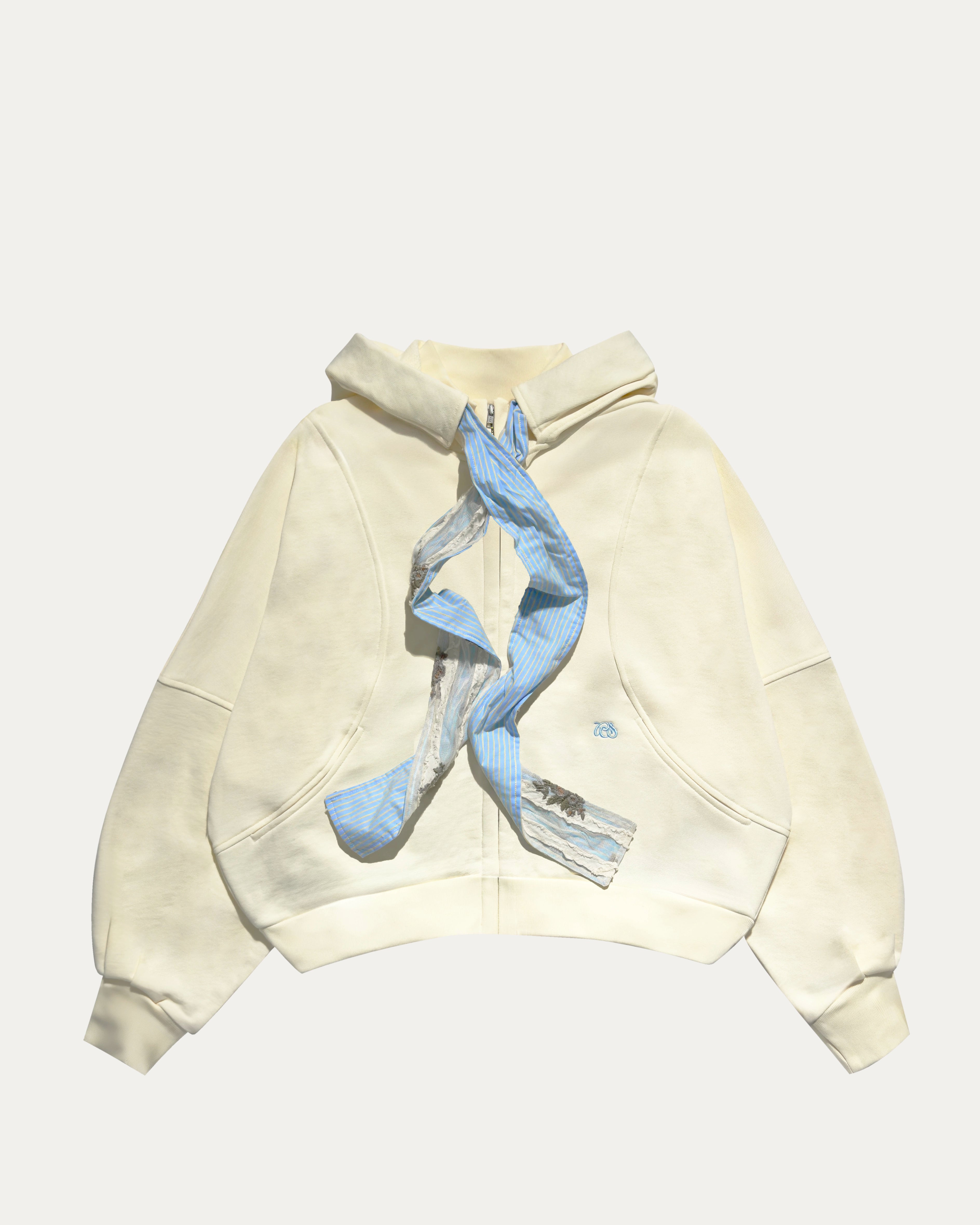 05 Cropped Cat Hoodie Jacket Yellow