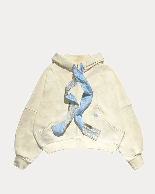 05 Cropped Cat Hoodie Jacket Yellow