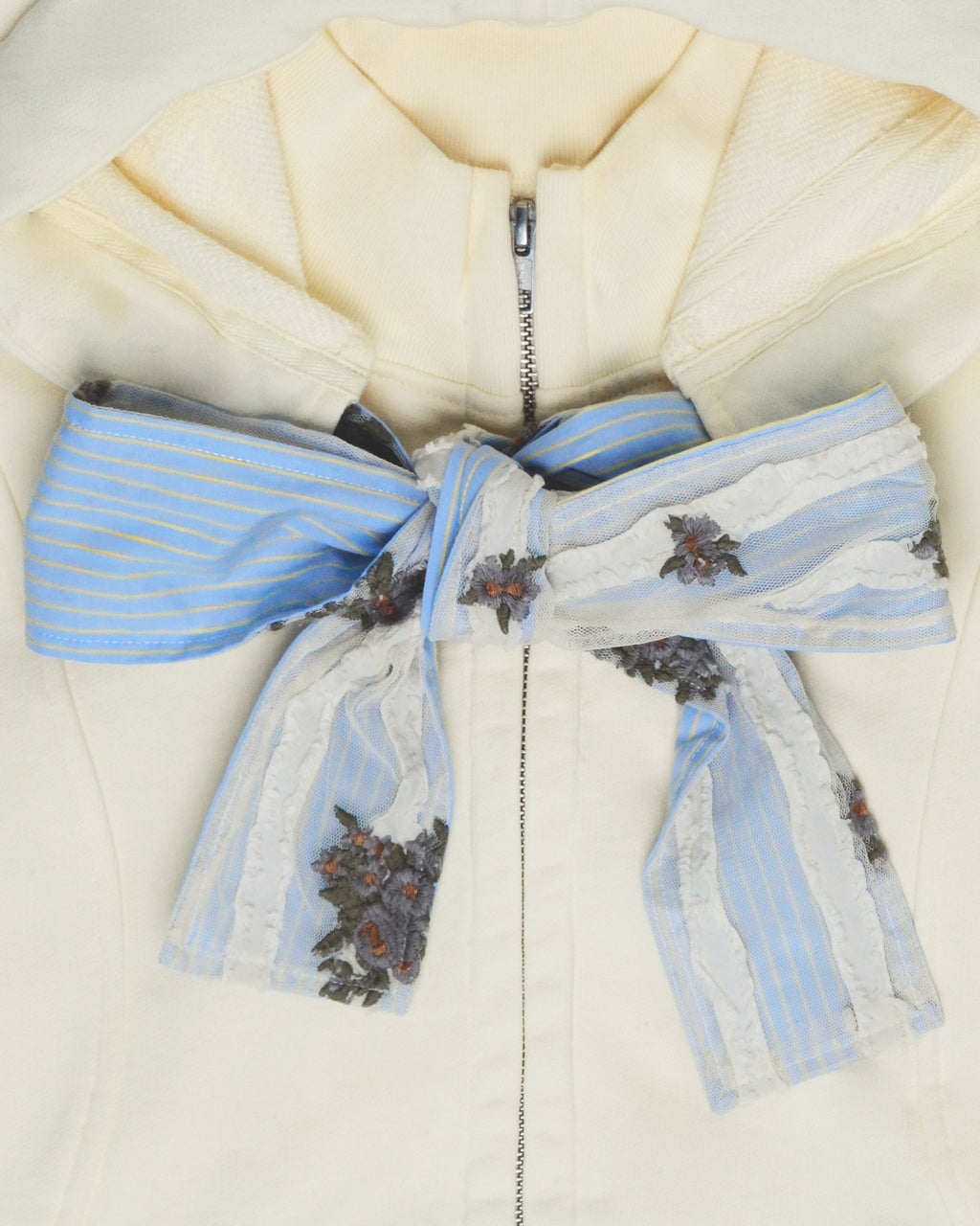 05 Cropped Cat Hoodie Jacket Yellow