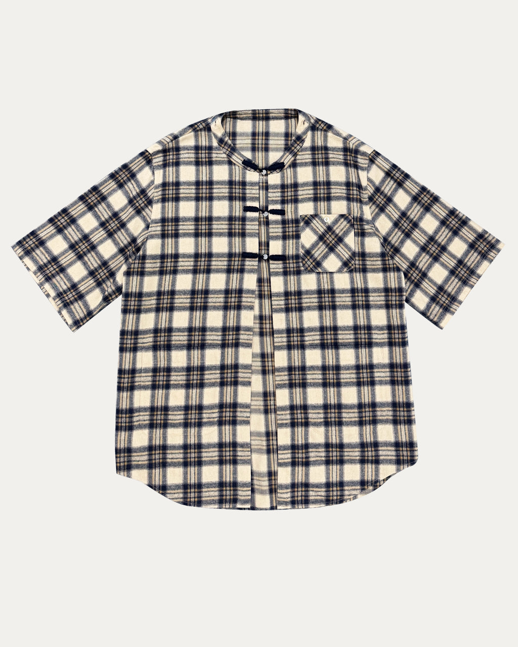 04 Two Layers Plaid Shirt