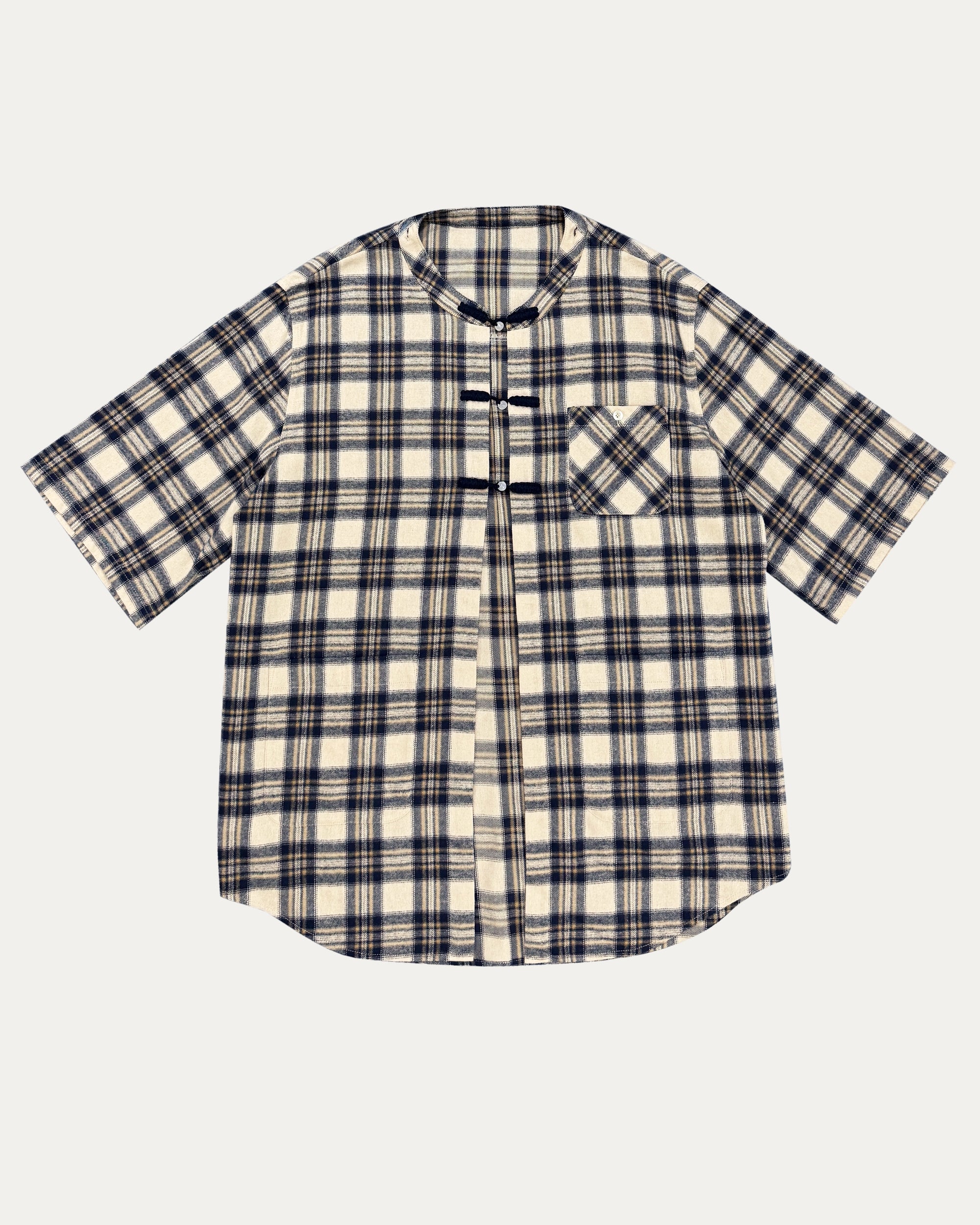 04 Two Layers Plaid Shirt