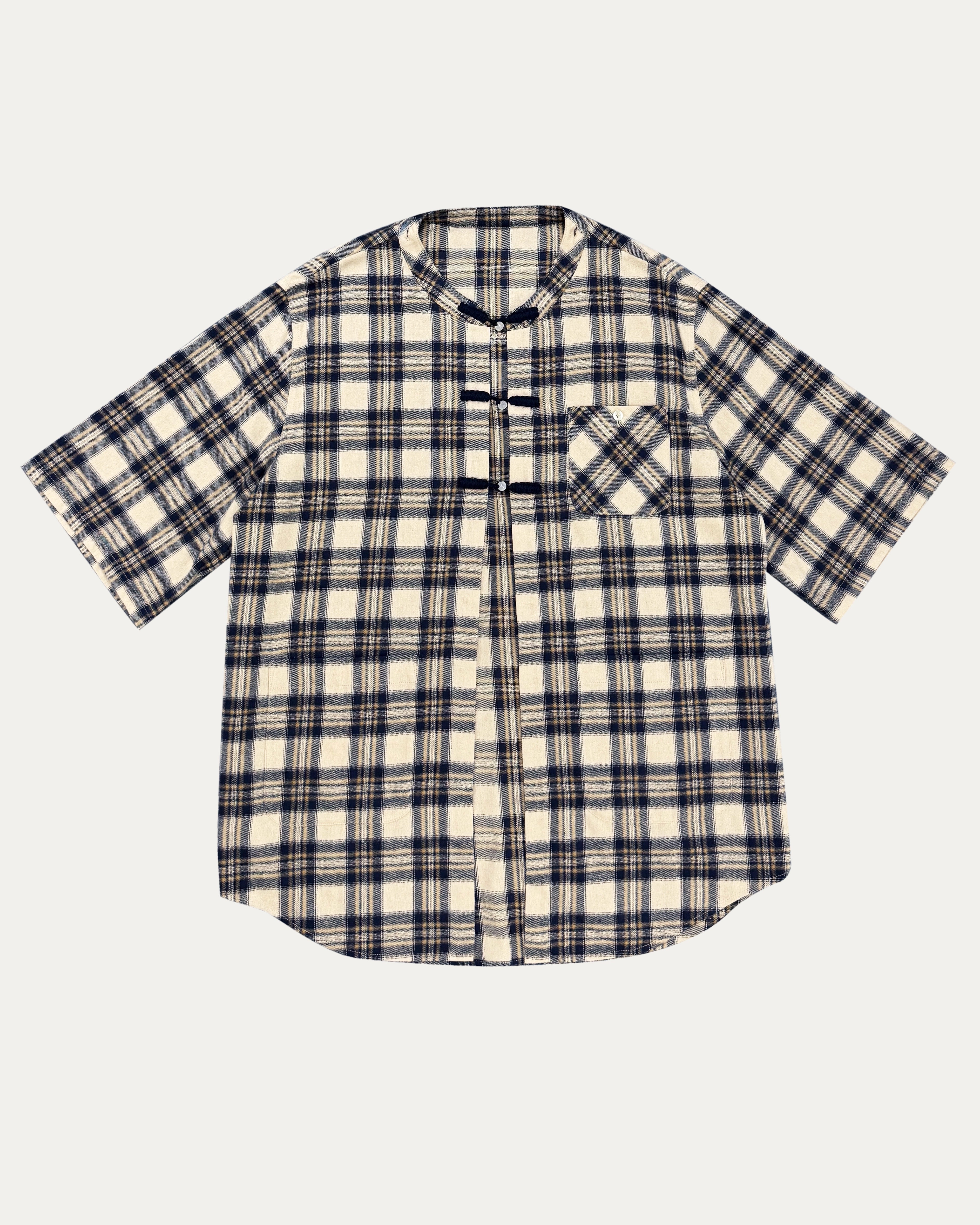 04 Two Layers Plaid Shirt