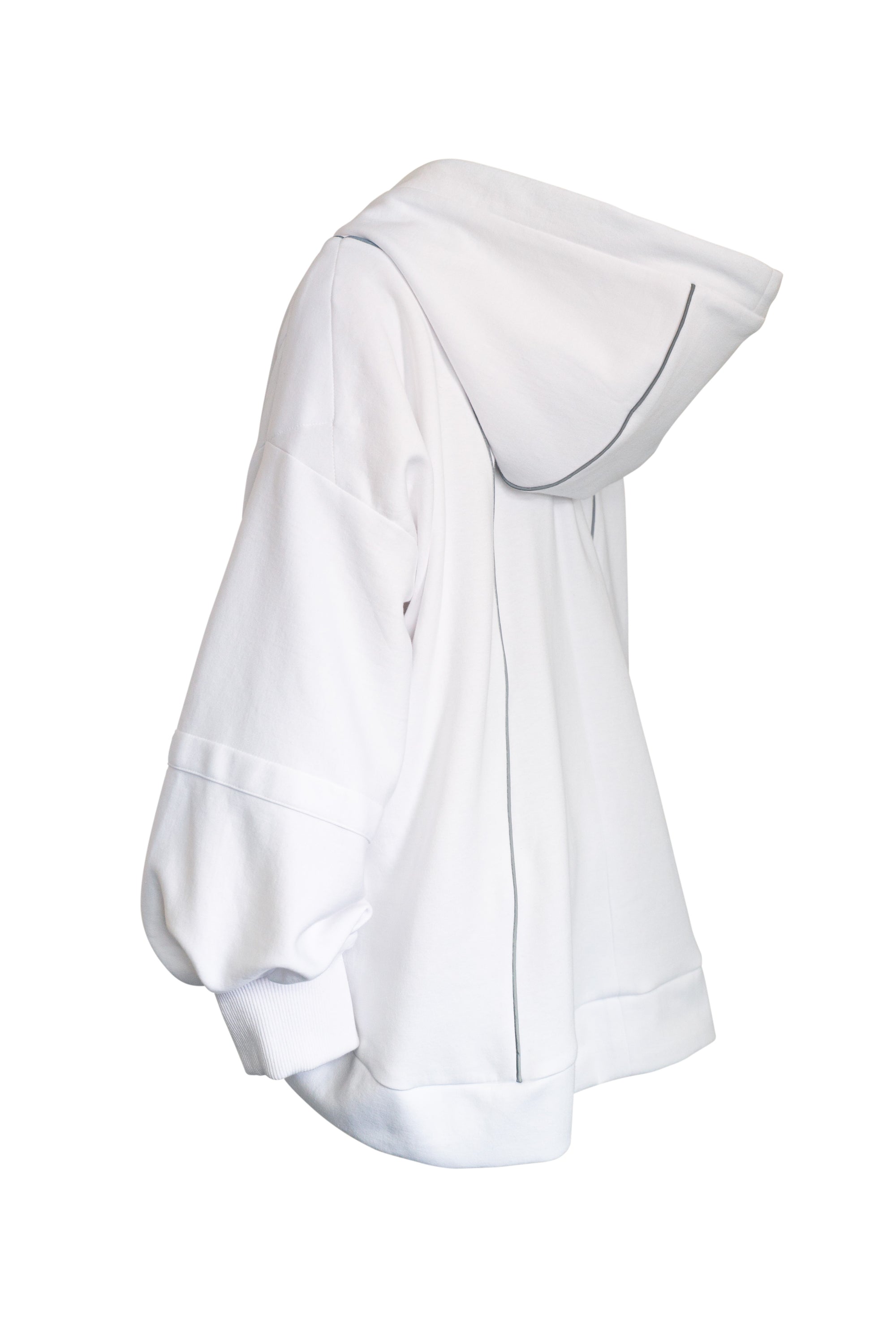 02 Zero Waste Hoodie White