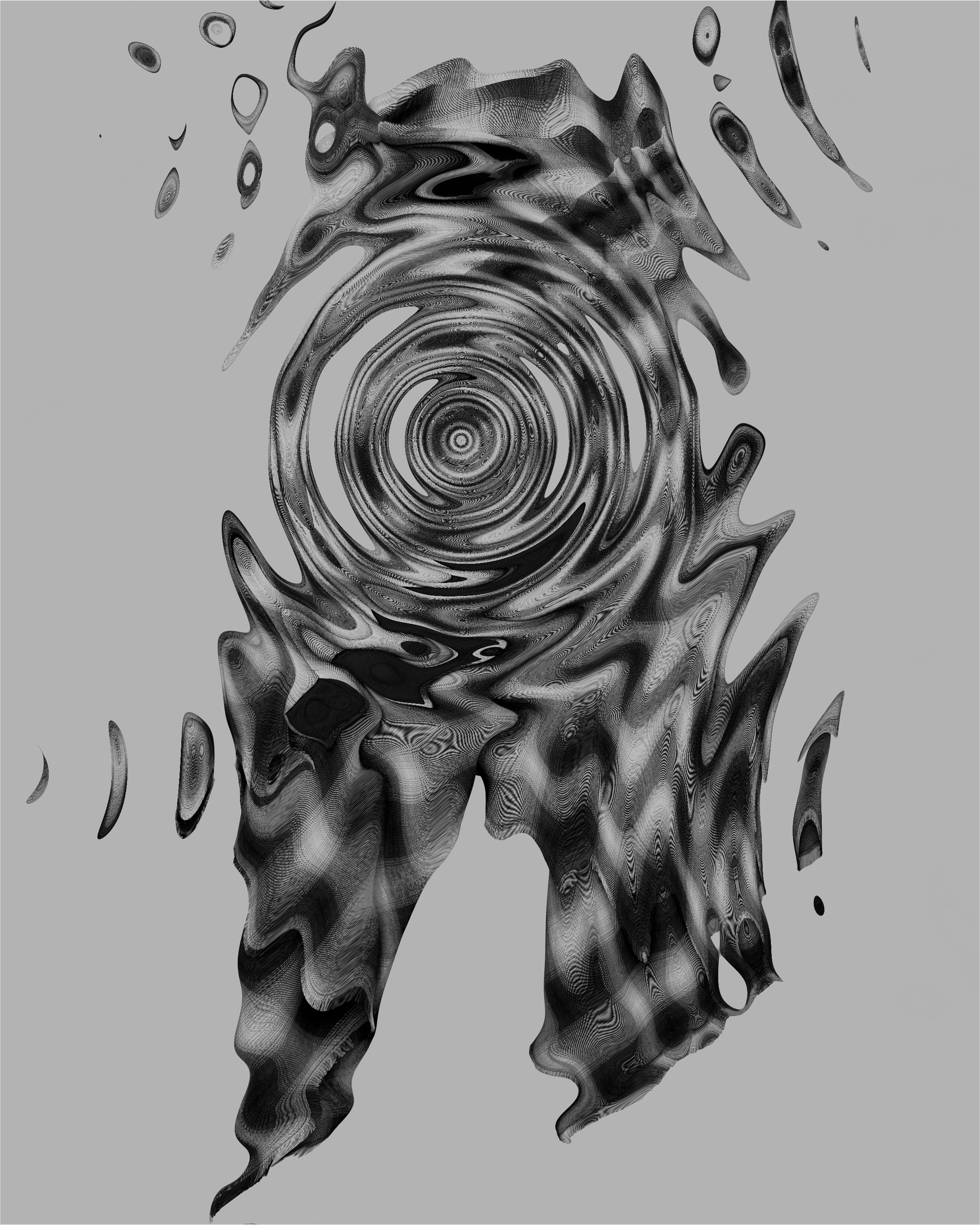 04 Necktie Wrap Skirt Black