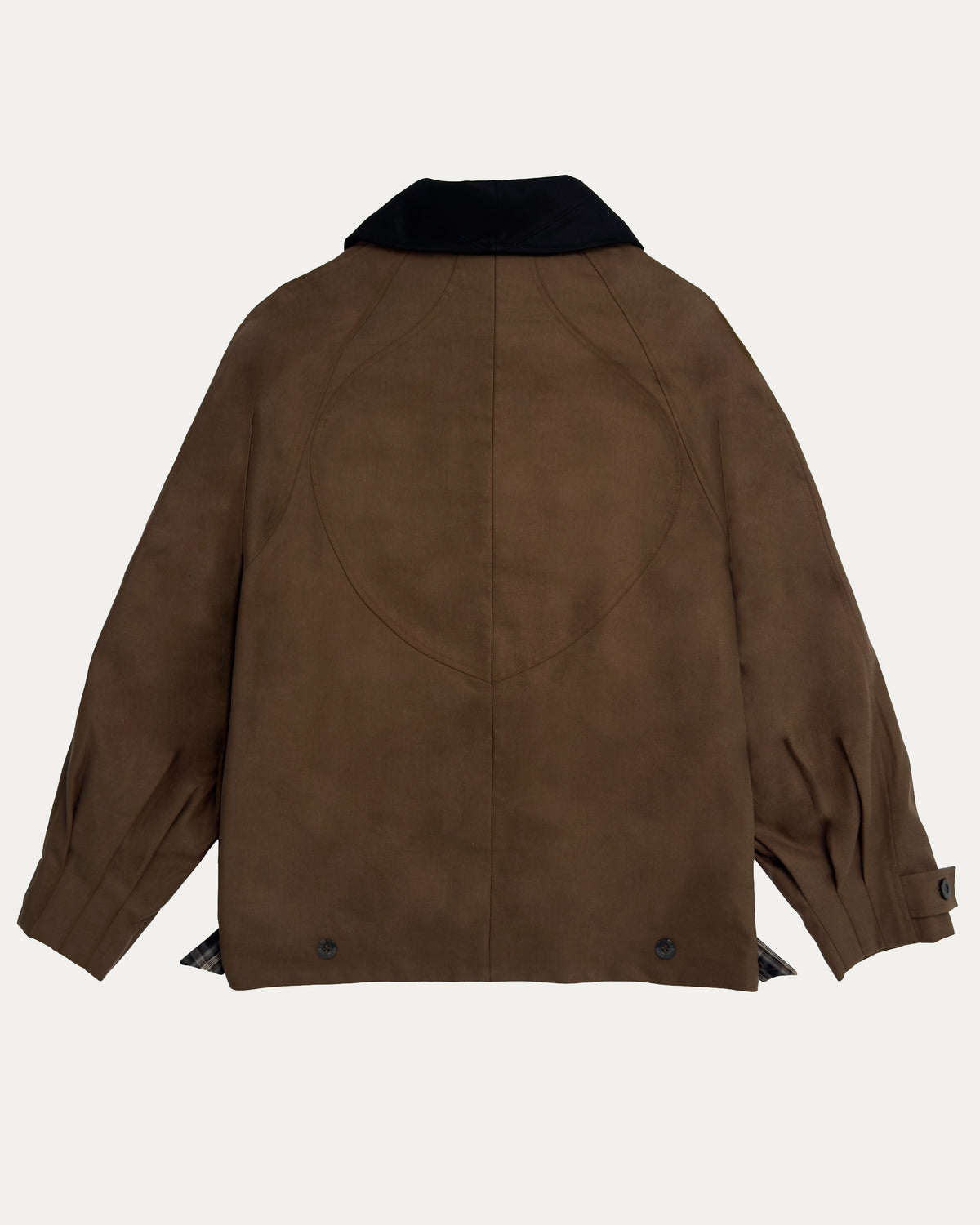 05 Zero Waste Coach Jacket Brown