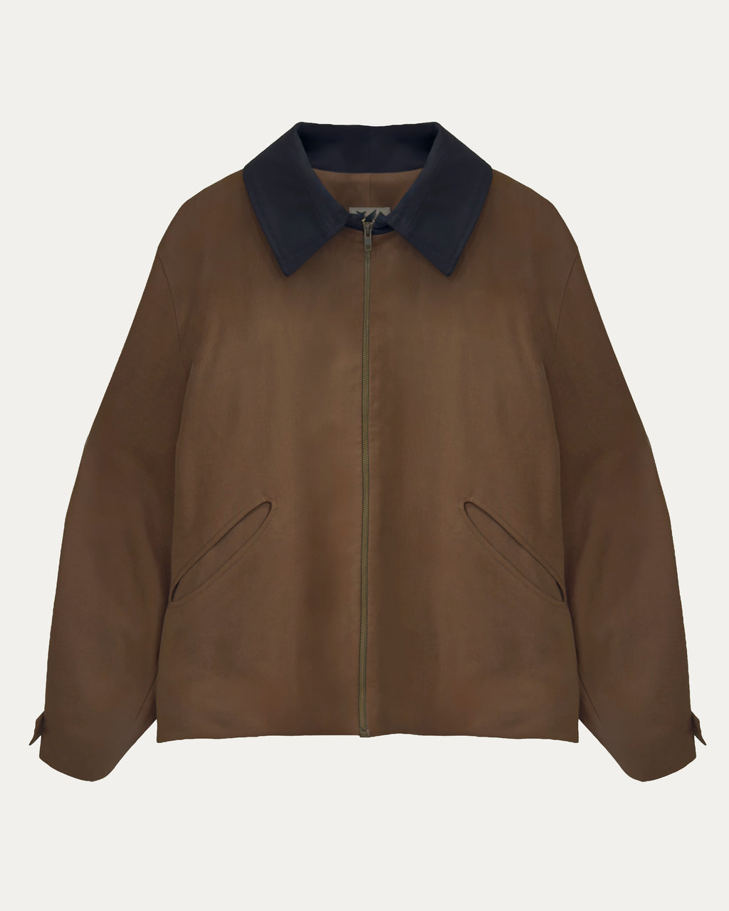 05 Zero Waste Coach Jacket Brown