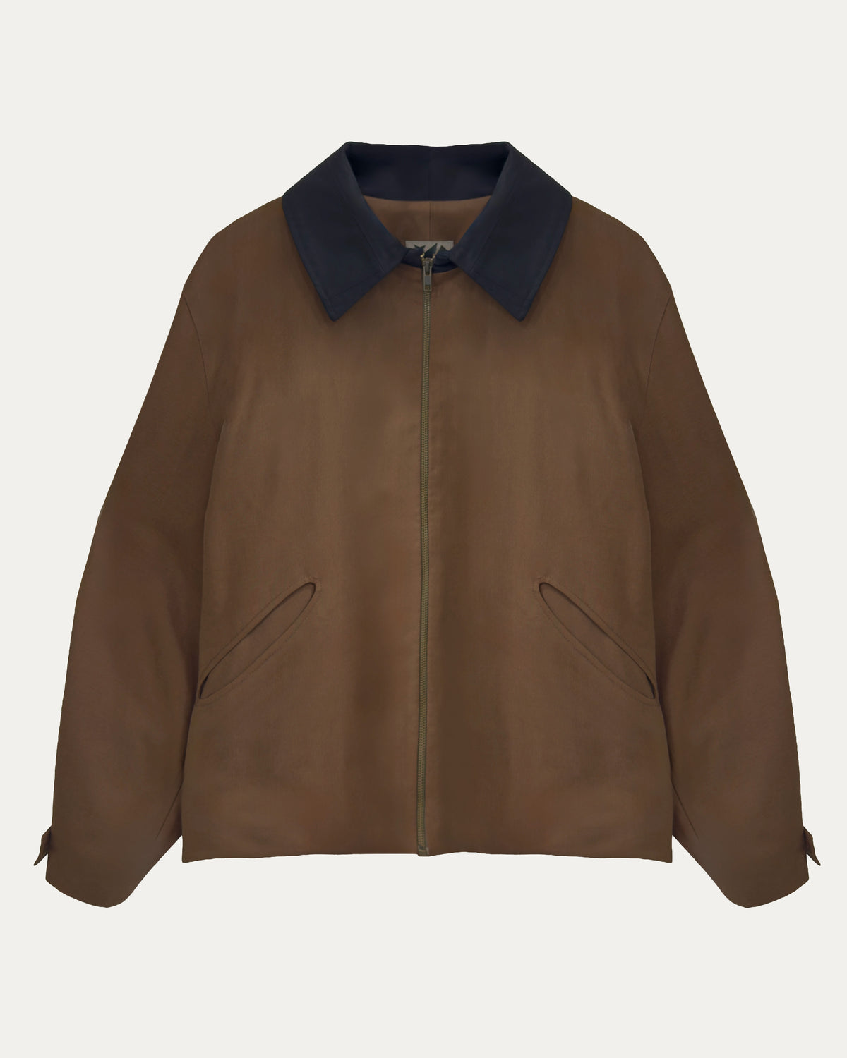 05 Zero Waste Coach Jacket Brown