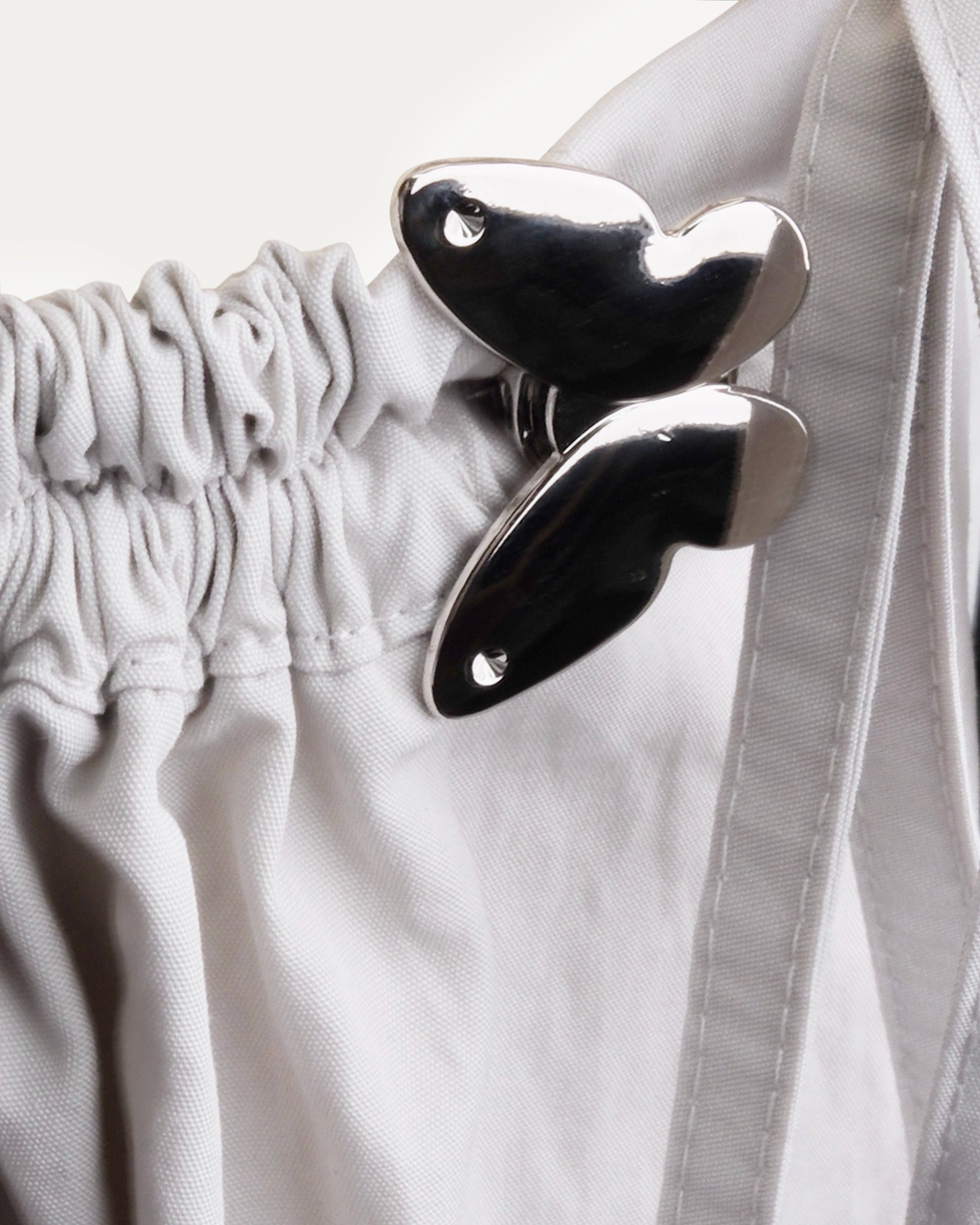 04 Zero Waste Pleated Mini Skirt Off White