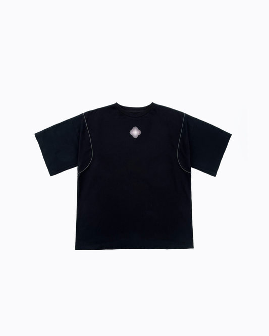 01 Patch Tee Black