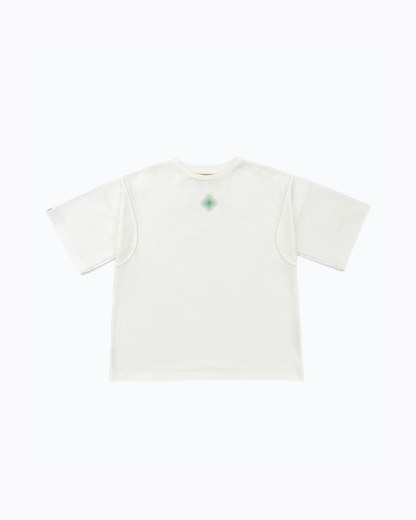 01 Patch Tee White